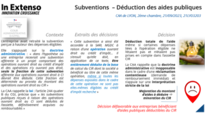 visuel déduction des aides publiques